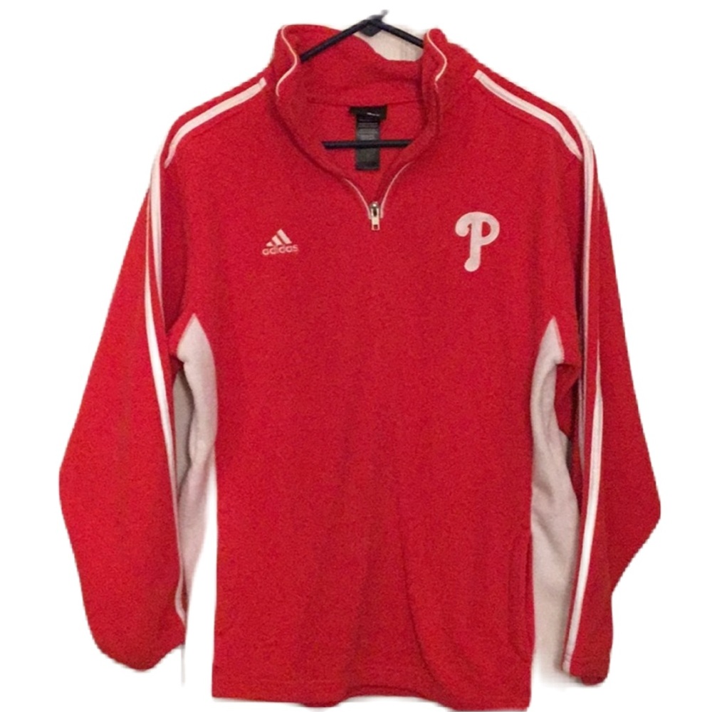 COPY - Women’s Adidas Phillies quarter zip sweatshirt L
